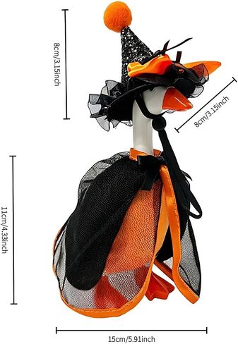 7Inch Goose Outfit Desk Goose Halloween Clothes Mini Geese Costume in Kuwait