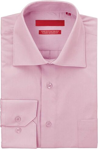 DTI GV Executive Men's Dress Shirt Pure Cotton Spread Collar Barrel Cuff in Saudi Arabia