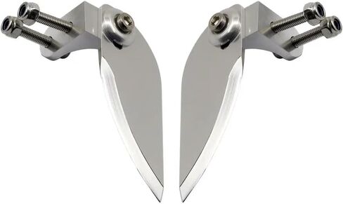 55 * 21mm RC Model Boat Water Knife Turn Fins for 60-75cm Electric/Nitro Power Remote Control Boats Feilun FT012 FT011 Parts in Saudi Arabia