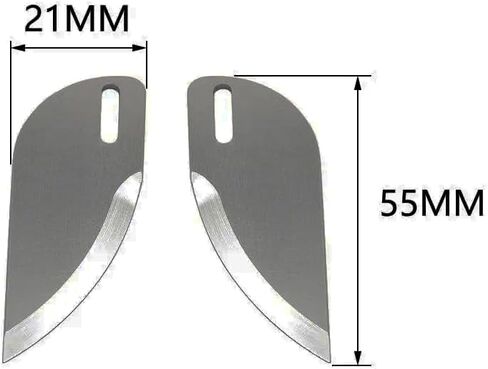 55 * 21mm RC Model Boat Water Knife Turn Fins for 60-75cm Electric/Nitro Power Remote Control Boats Feilun FT012 FT011 Parts in Saudi Arabia