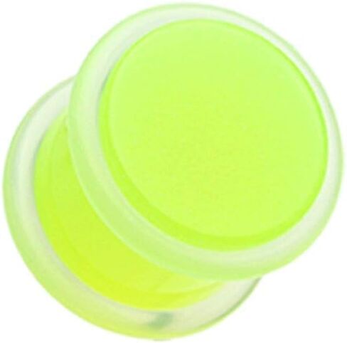 Glow in The Dark Acrylic Ear Gauge Plug in Kuwait