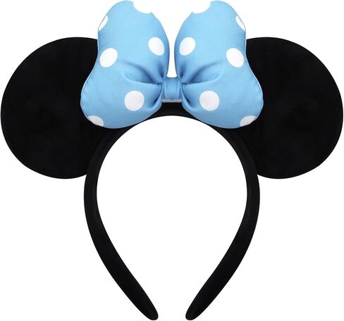 ODOCARE Handmade Mouse Ears Headband for Women and Ladies, Polka Dot Bow Mini Ears Costume Accessories in Saudi Arabia