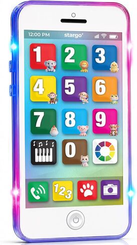 Toddler Phone, Toy Phone Toddler Toys for 1 Year Old Boy Girl Kids Toys 1-3 in Saudi Arabia