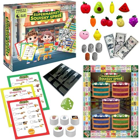 The Fidget Game Supermarket Squishy Spree, Money Games for Kids Ages 5-8 in Saudi Arabia