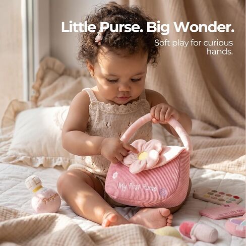 let's make My First Baby Purse, 10 Pcs Sensory Toy for Baby & Toddler Girls in Saudi Arabia