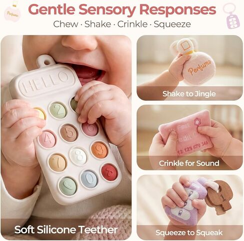 let's make My First Baby Purse, 10 Pcs Sensory Toy for Baby & Toddler Girls in Saudi Arabia