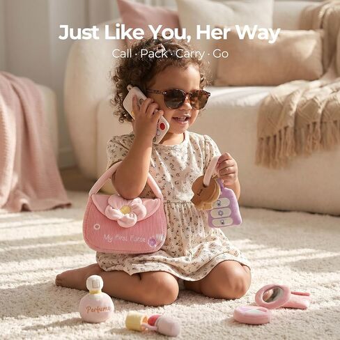 let's make My First Baby Purse, 10 Pcs Sensory Toy for Baby & Toddler Girls in Saudi Arabia
