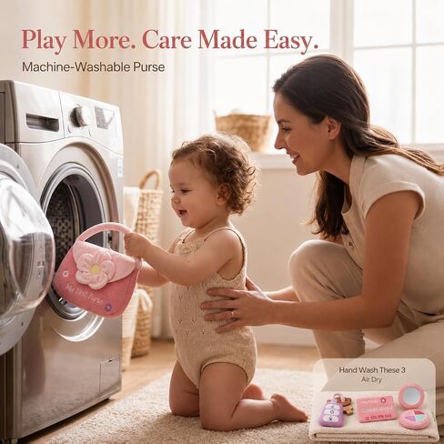 let's make My First Baby Purse, 10 Pcs Sensory Toy for Baby & Toddler Girls in Saudi Arabia