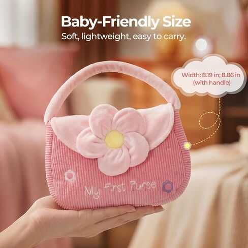 let's make My First Baby Purse, 10 Pcs Sensory Toy for Baby & Toddler Girls in Saudi Arabia