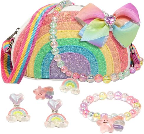 Toddler Purse Birthday Gifts for Little Girls 3-8, Dress Up Jewelry Toys in Kuwait