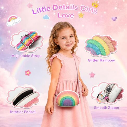 Toddler Purse Birthday Gifts for Little Girls 3-8, Dress Up Jewelry Toys in Kuwait