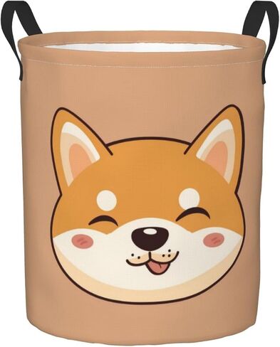 FeHuew Kawaii Shiba Inu Cute Dog Collapsible Laundry Basket with Handle Waterproof Fabric Hamper Laundry Storage Baskets Organizer Large Bins for Dirty Clothes,toys,Bathroom in Kuwait
