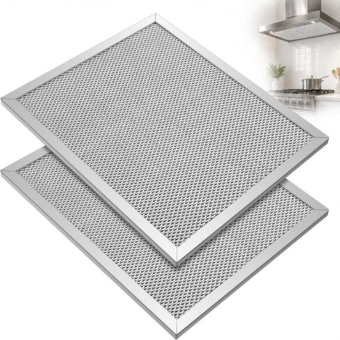 97006931 Range Hood Aluminum Filter for Compatible with Kenmore Broan S97006931 1172137 5-3078 88150 99010121 C88150 K758900 Range Hood Filter BP29 (2 pack) in Kuwait