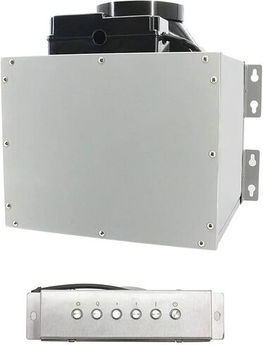 Awoco Split Super Quiet Range Hood Inline Blower Unit And Control, 4 Speeds 800CFM 6" Round Vent (6" Blower + Control) in Saudi Arabia