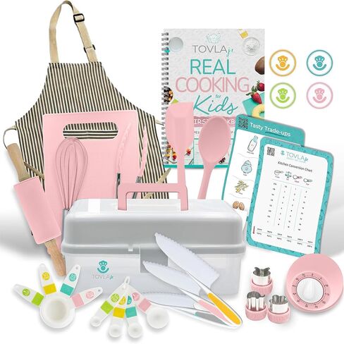 Tovla Jr. Kids Real Cooking and Baking Set | Ultimate Gift Kit | Ages 6-12 in Saudi Arabia
