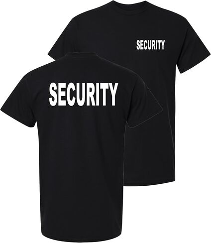 تي شيرت The Goozler Security بالشاشة الحريرية الأمامية والخلفية in Kuwait