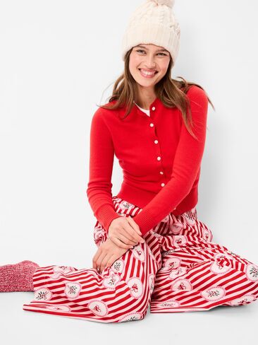 Old Navy High-Waisted Poplin Pajama Pant - Red Stripes in Saudi Arabia