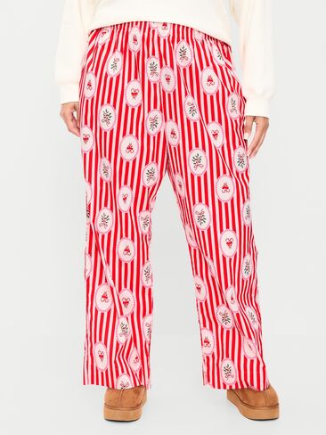 Old Navy High-Waisted Poplin Pajama Pant - Red Stripes in Saudi Arabia