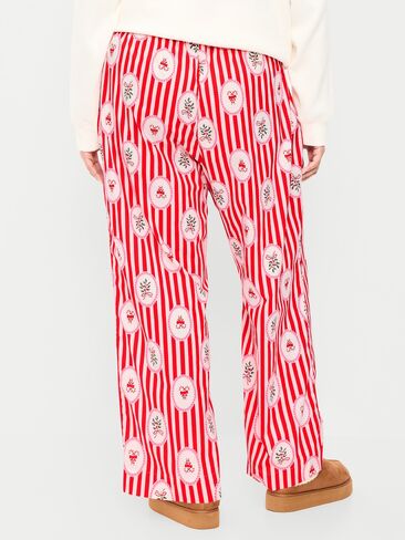 Old Navy High-Waisted Poplin Pajama Pant - Red Stripes in Saudi Arabia