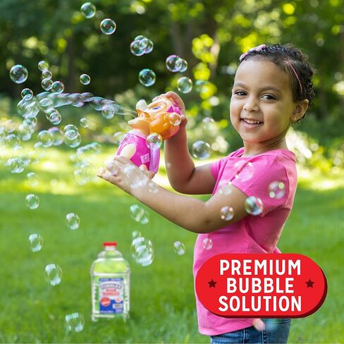 Little Kids Bubbles by Fubbles | Made in The USA | 64oz Non Toxic Bubble Solution | Refill Solution for Bubble Machines and Bubble Toys in Kuwait