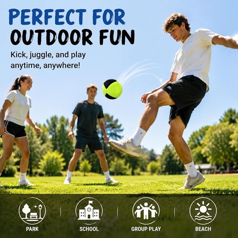 3Pcs Footbag Hacky Bag, Plush Footbag Sacks, Durable Fleece Juggling Balls in Kuwait