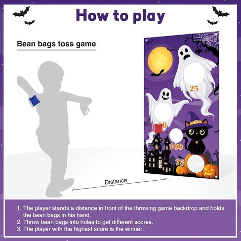 Halloween Games, Halloween Carnival Games Bean Bag Toss Indoor Outdoor in Saudi Arabia