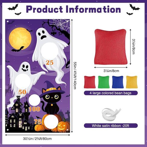 Halloween Games, Halloween Carnival Games Bean Bag Toss Indoor Outdoor in Saudi Arabia