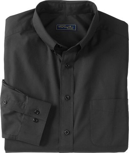 KingSize Men's Big & Tall Tall Wrinkle-Free Button-Down Collar Dress Shirt in Kuwait