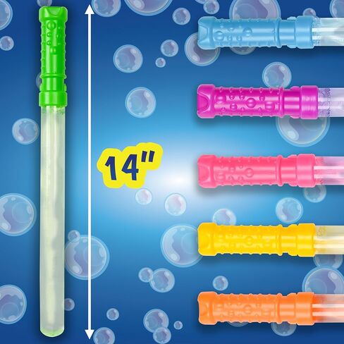 Sunny Days Entertainment Maxx Bubbles 4oz Bubble Wands – 6 Pack Bubble Wand Toy | Summer Fun, Outdoor Birthday Party Favors for Kids, 101799 Blue in Kuwait