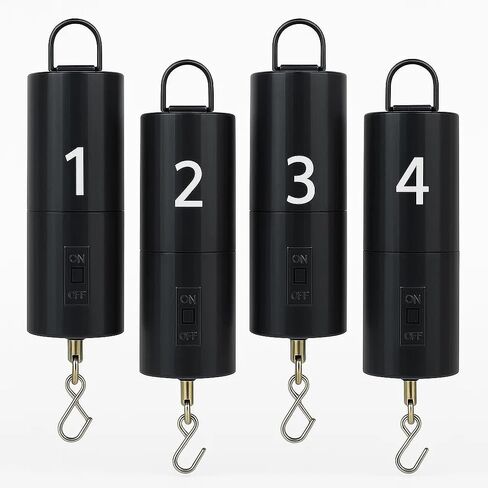 2 Pack Wind Spinner Motor Hanging Display Motor Battery Operated 24 RPM Rotating Motor Multi-Purposes for Wind Spinner Mobile Yard Decor Hanging Ornament Outdoor Sculptures-Medium Speed (2 Pcs Black) in Kuwait