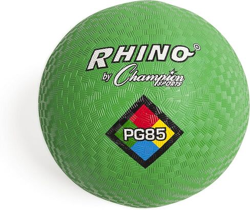 Champion Sports Rhino Playground Balls 8.5"D - Two Ply, Nylon Wound, BLUE in Kuwait