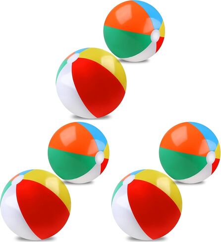 REGUICORP 2 Pack Beach Balls, 20 Inch Beach Balls, Rainbow Color Pool Toys Pool Balls for Swimming Pool, Beach Toys Inflatable Ball for Summer Parties and Water Games in Saudi Arabia