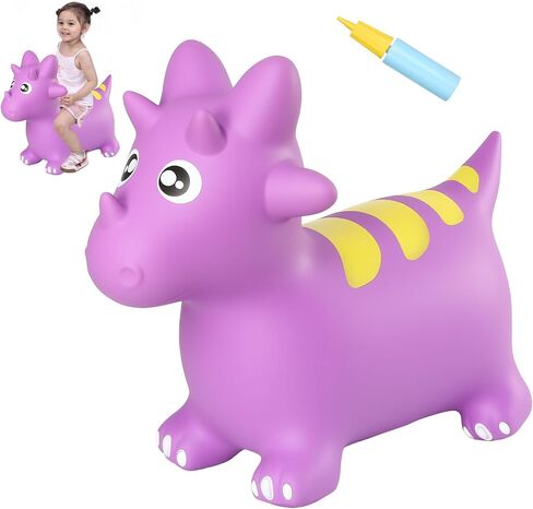 INPANY Bouncy Horse, Dinosaur Hopper Toys for 2-5 Boys, Gifts Toy for Kid in Kuwait