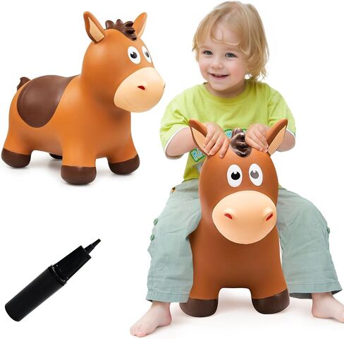 VangeBow Bouncy Horse Animal Hopper Toy for Toddlers 1-5 (Pony) in Saudi Arabia