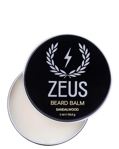 ZEUS Beard Balm, Natural Beeswax & Shea Butter Balm, Softening Conditioner for Facial Hair – MADE IN USA (Sandalwood) 2 oz. in Kuwait
