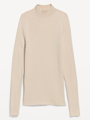 Old Navy SoSoft Lite Ribbed Mock-Neck - Wish Bone in Kuwait