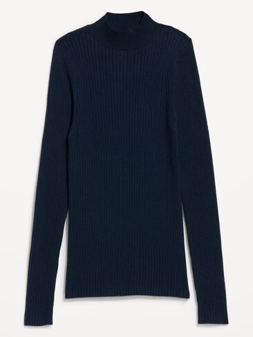 Old Navy SoSoft Lite Ribbed Mock-Neck Sweater - Arctic Depth in Kuwait