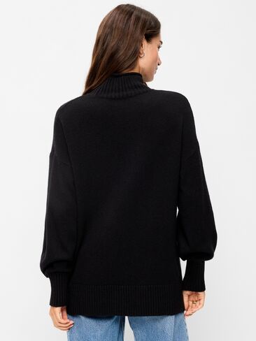 Old Navy SoSoft Mock-Neck Sweater - Black Jack in Kuwait