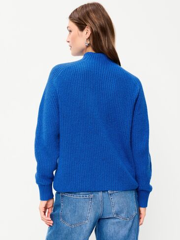 Old Navy SoSoft Mock-Neck Shaker Sweater - Blue Moon in Kuwait