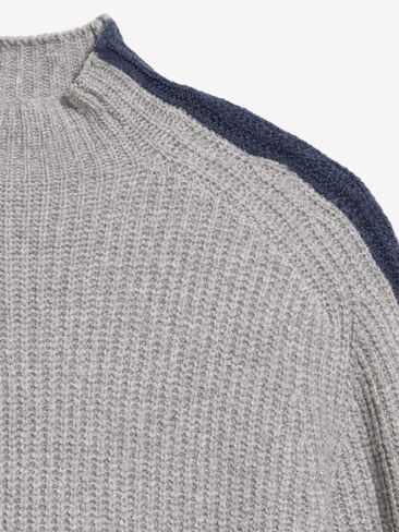 Old Navy SoSoft Sport Mock-Neck Shaker Sweater - Heather Gray in Kuwait