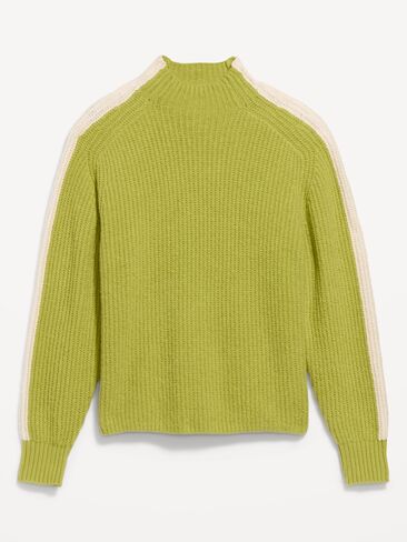 Old Navy SoSoft Sport Mock-Neck Shaker Sweater - Wasabi in Kuwait