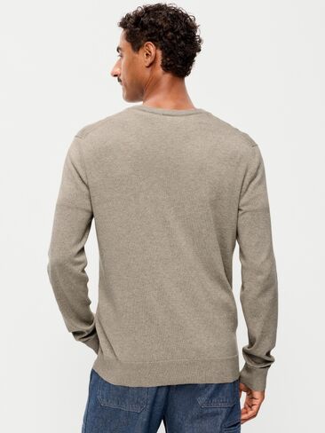 Old Navy V-Neck Sweater - Tan Heather in Kuwait