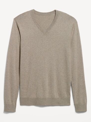 Old Navy V-Neck Sweater - Tan Heather in Kuwait