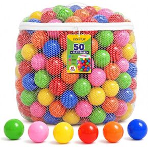 Ball Pit Balls, Bright & Pastel Multicolor Plastic Balls For Kids in Kuwait