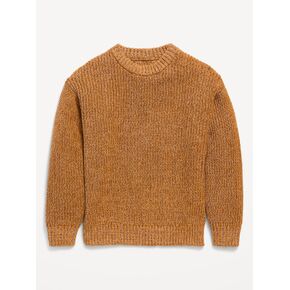 Old Navy Oversized Crew-Neck Sweater for Boys - Baltic Amber in Kuwait