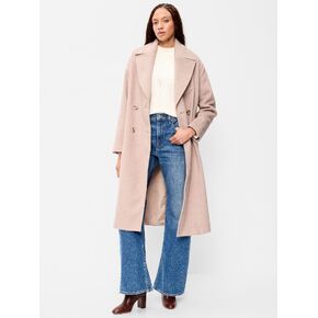 Old Navy Oversized Longline Overcoat - Oatmeal in Kuwait