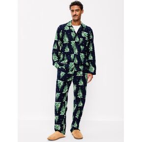 Old Navy Flannel Pajama Set for Men - Christmas Trees (Match the Fam!) in Kuwait