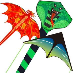 3 Pack Large Kites, Easy to Fly Beach Kites in Kuwait