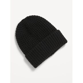 Old Navy Waffle Knit Beanie for Men - Black Jack in Kuwait