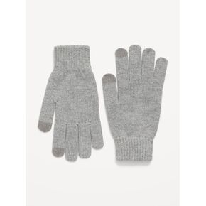 Old Navy Knit Gloves for Men - Dark Heather Gray in Kuwait